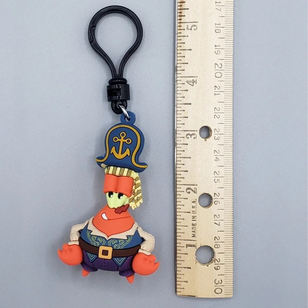 Spongebob Search for Squarepants Movie Monogram‎ 3D Bag Clip Mr Krabs